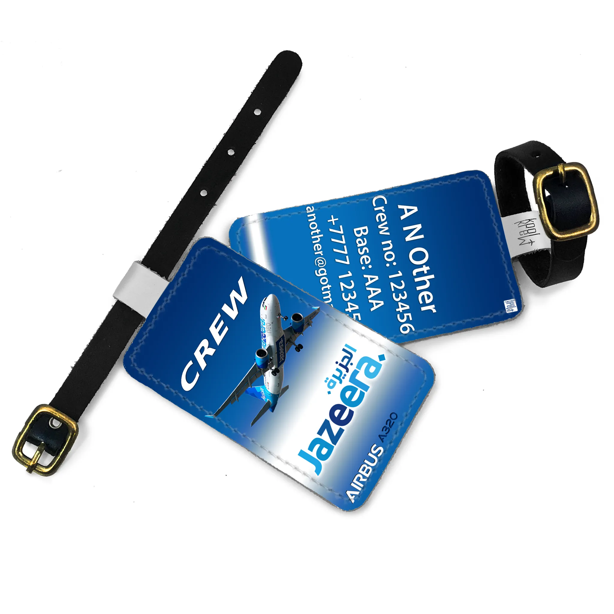 Jazeera Airways Logo Landscape Luggage Tag