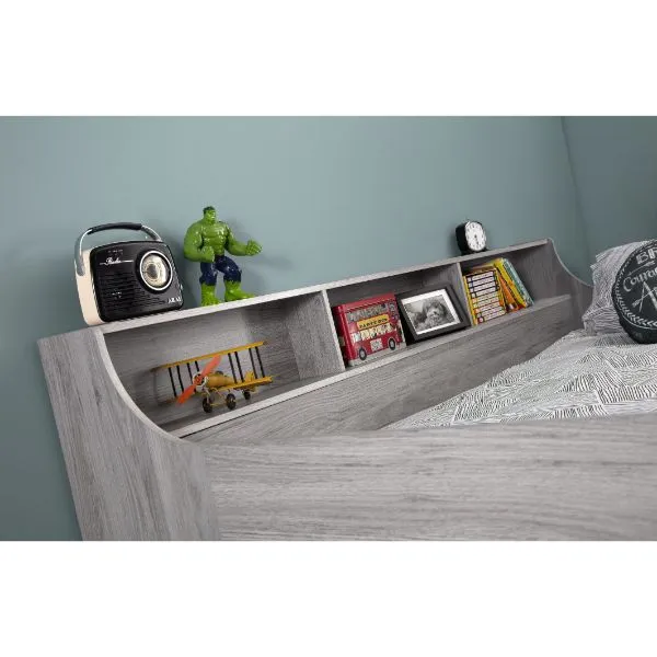 Jupiter Single Bed Midsleeper Grey Oak