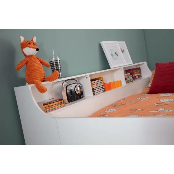 Jupiter Single Bed Midsleeper White
