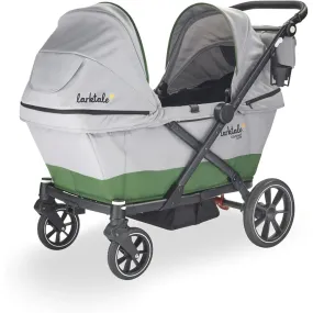 Larktale Caravan Coupe Stroller - Wagon (Grey/Green)