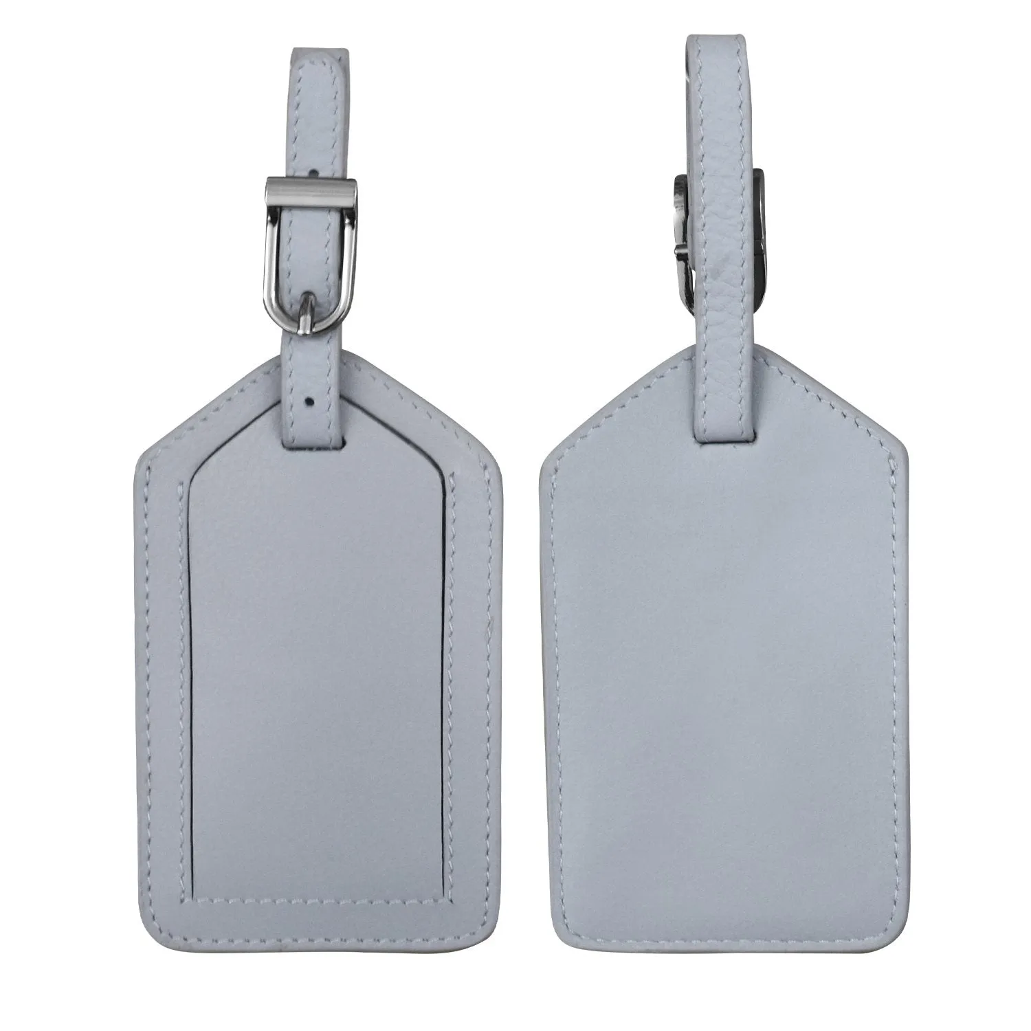 Lavender Leather Luggage Tag