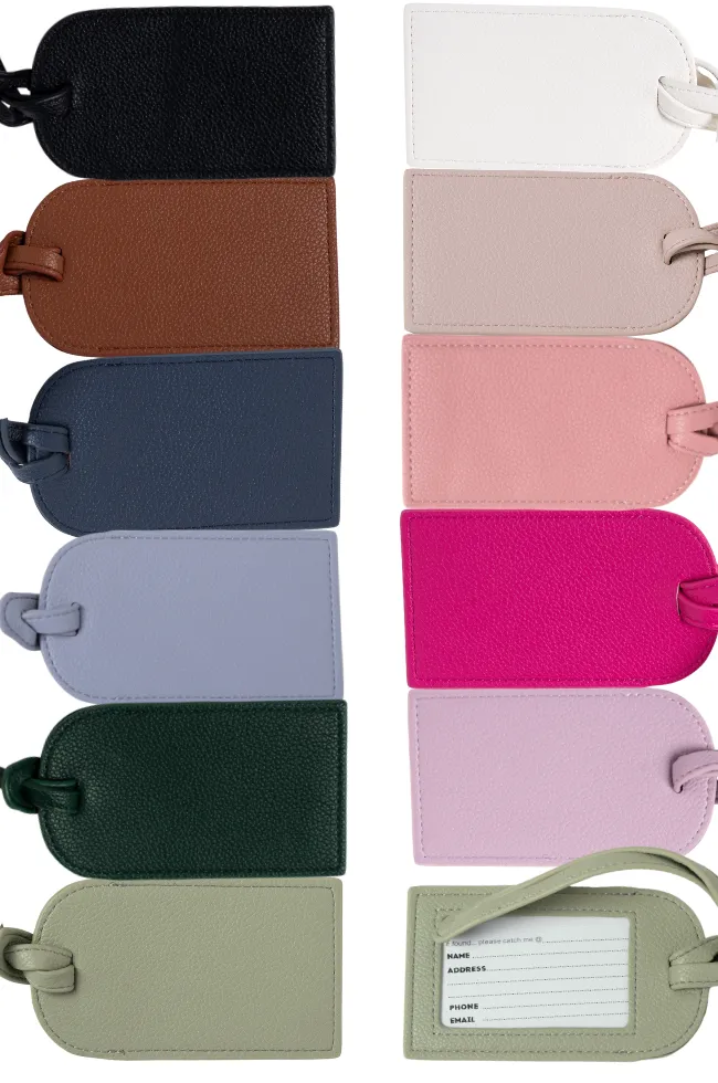 Leather Luggage Tag