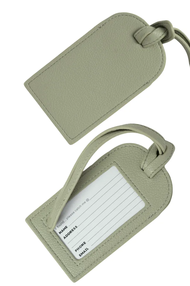 Leather Luggage Tag
