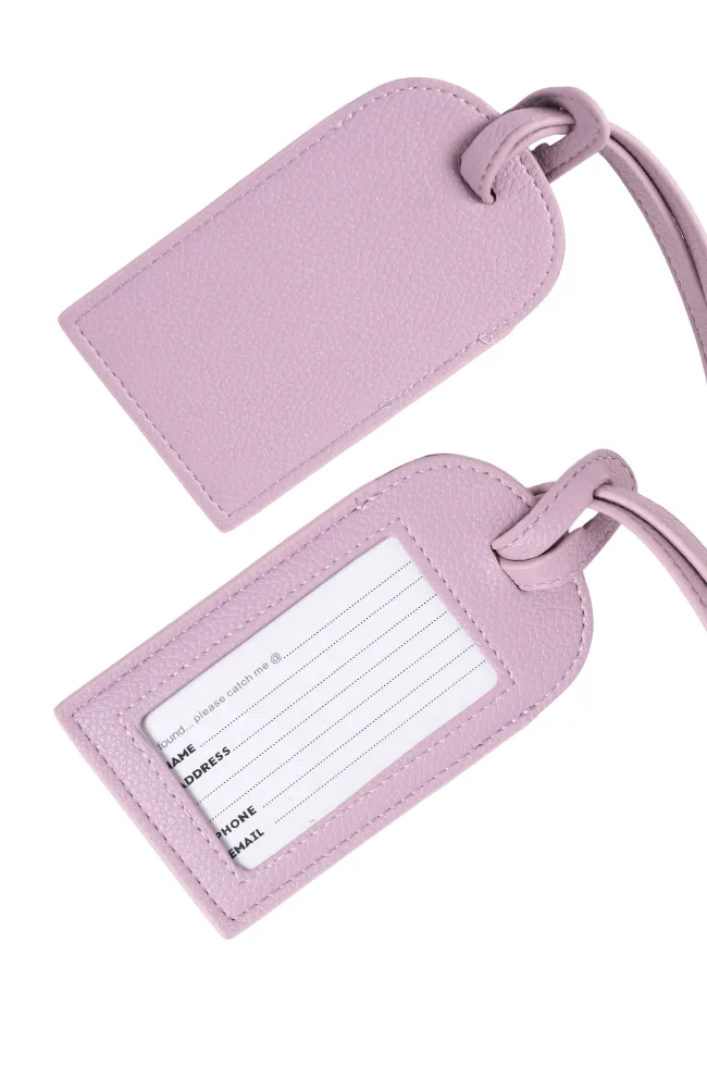 Leather Luggage Tag