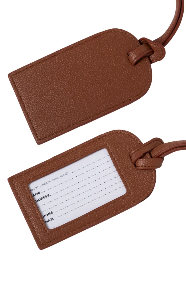 Leather Luggage Tag