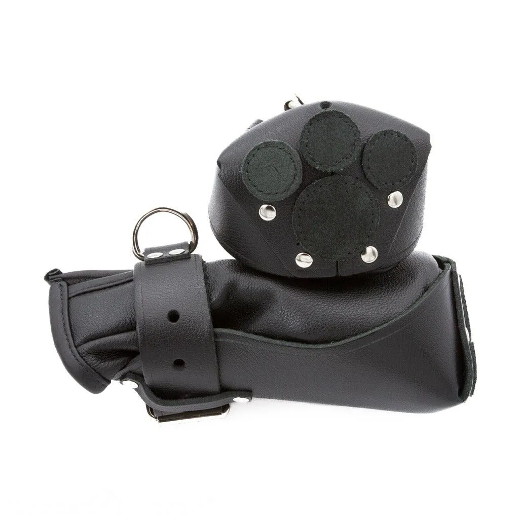Leather Puppy Paw Fist Mitts