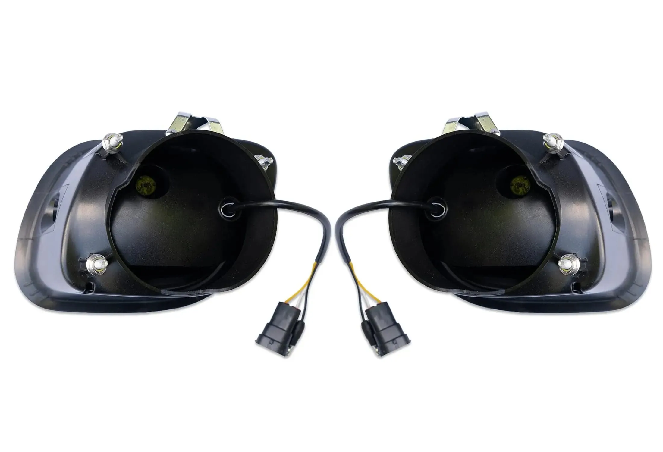 LED Fog Lights Black Set Freightliner Cascadia 125 113 2008-2017