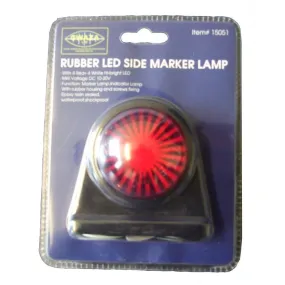 LED Red Trailer Side Marker Light on top of Mudguards