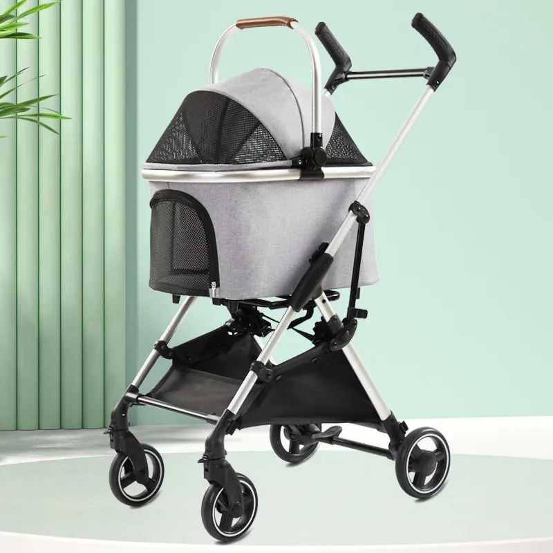 Lightweight Pet Stroller Foldable Detachable