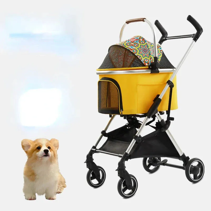 Lightweight Pet Stroller Foldable Detachable