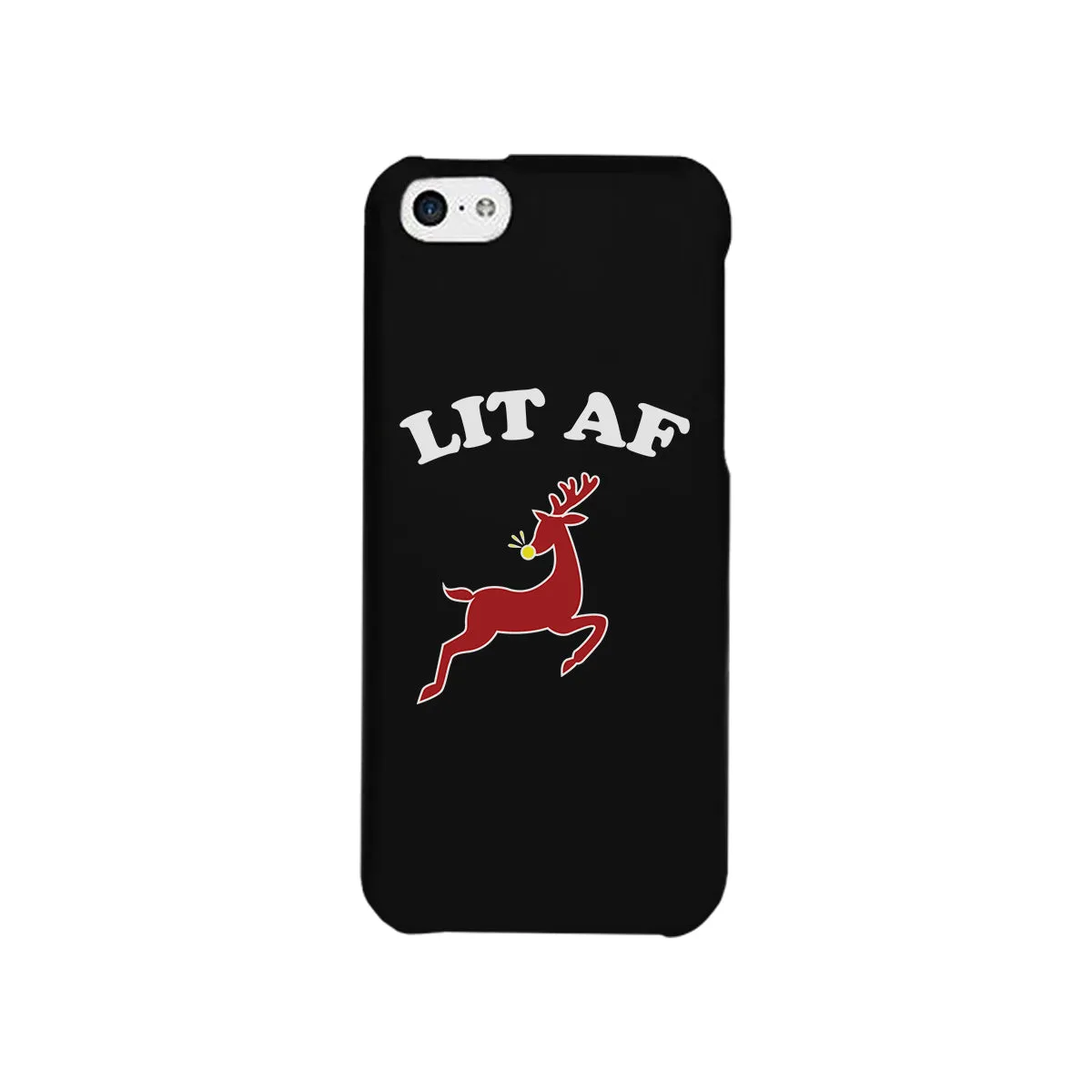 Lit Af Black Phone Case