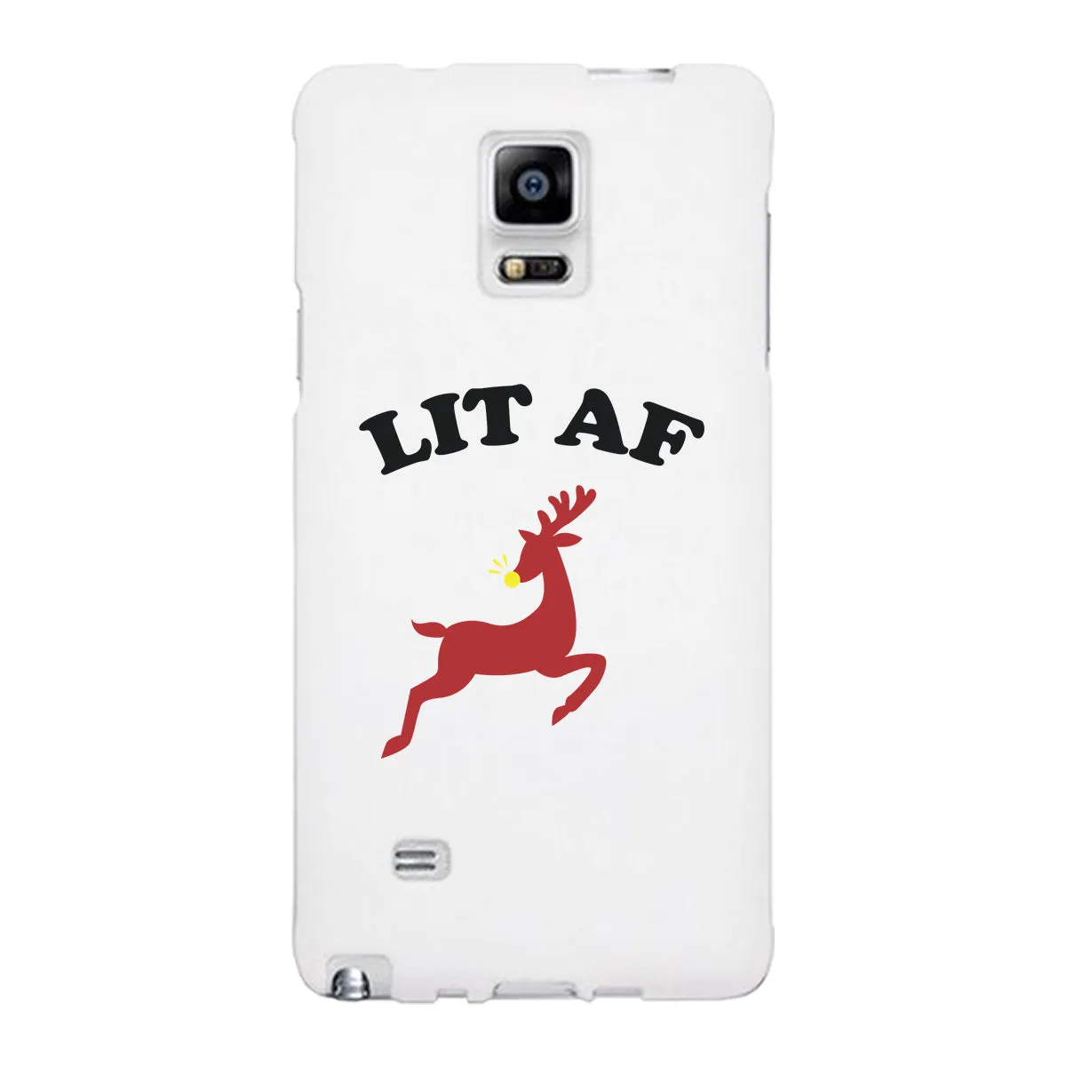 Lit Af White Phone Case