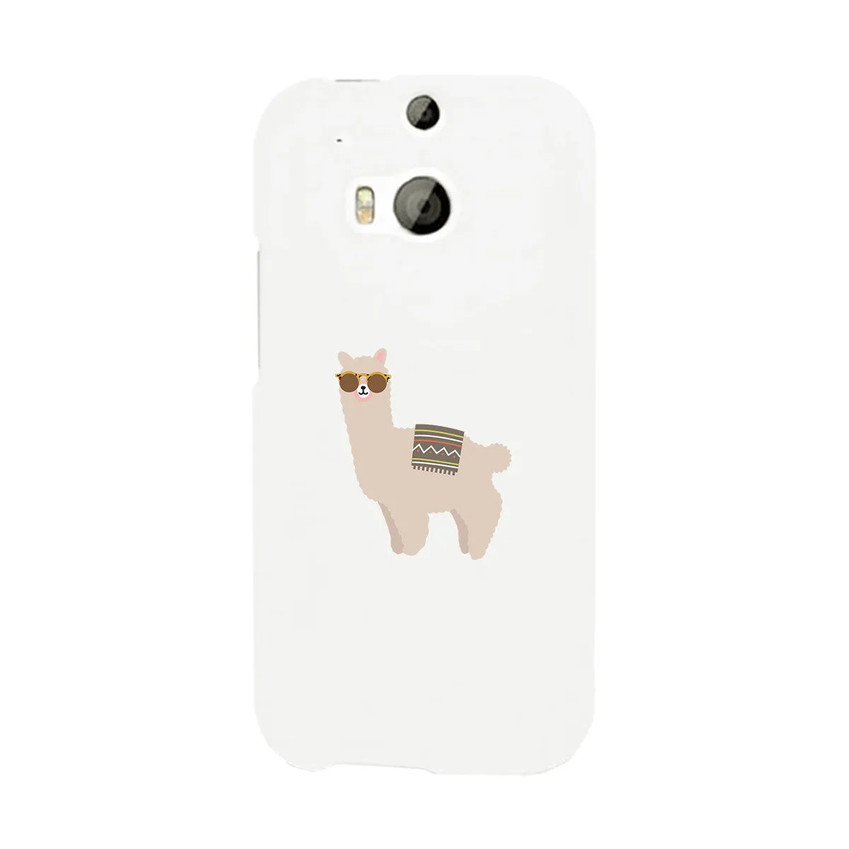 Llamas With Sunglasses - White Phone Case
