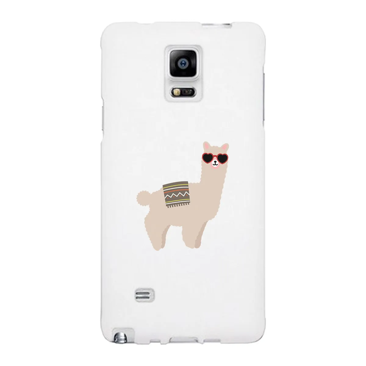 Llamas With Sunglasses - White Phone Case