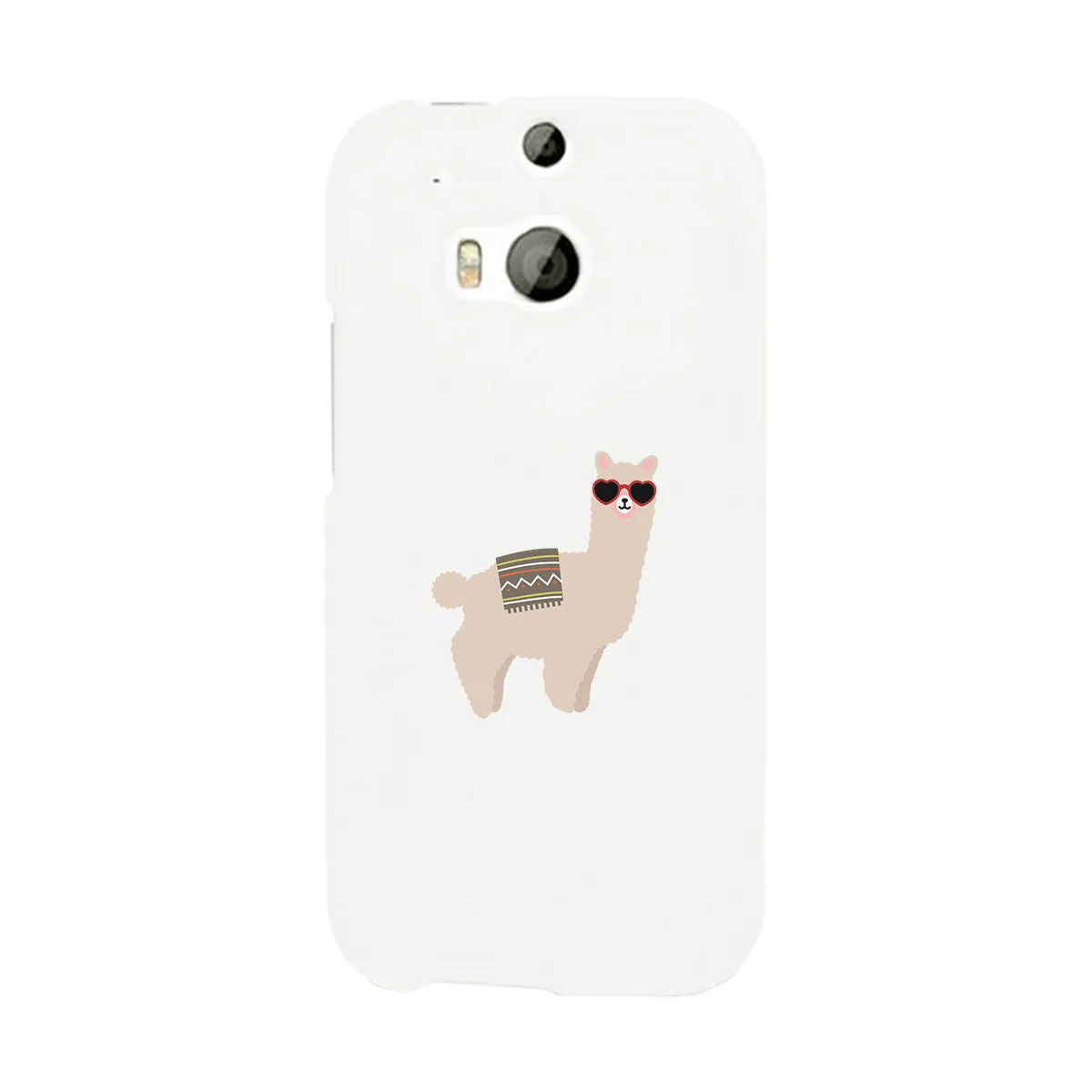 Llamas With Sunglasses - White Phone Case