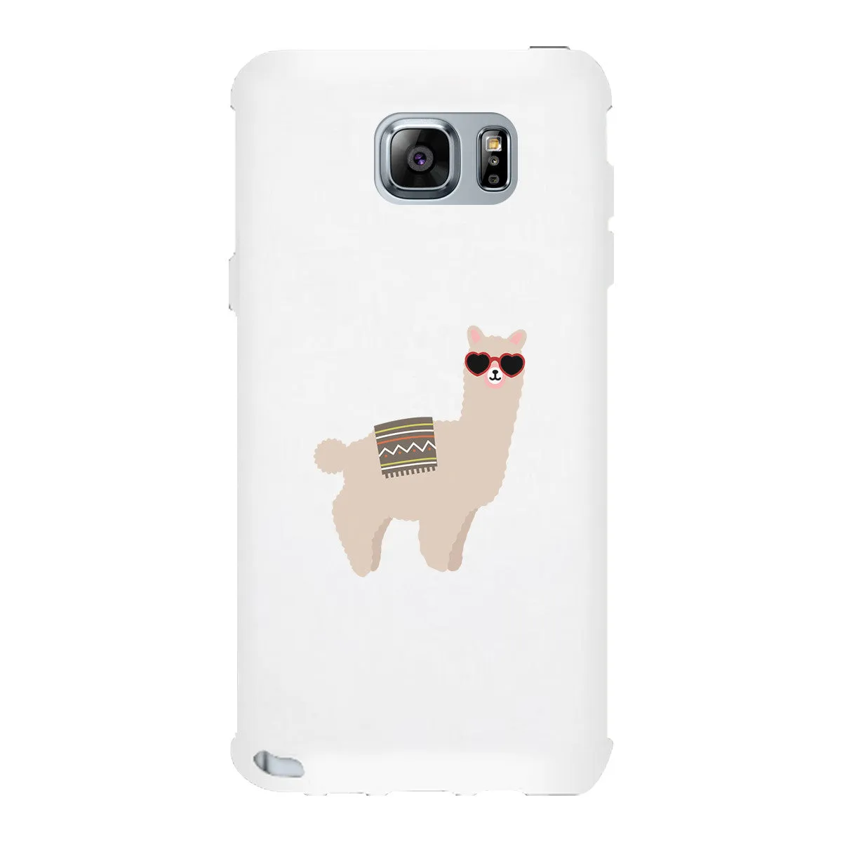 Llamas With Sunglasses - White Phone Case