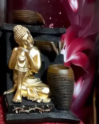 Lord Buddha Table Top Water Fountain | Indoor Water Fountain | Water Fountain for Home Decor | Fountain for Office and Study Table