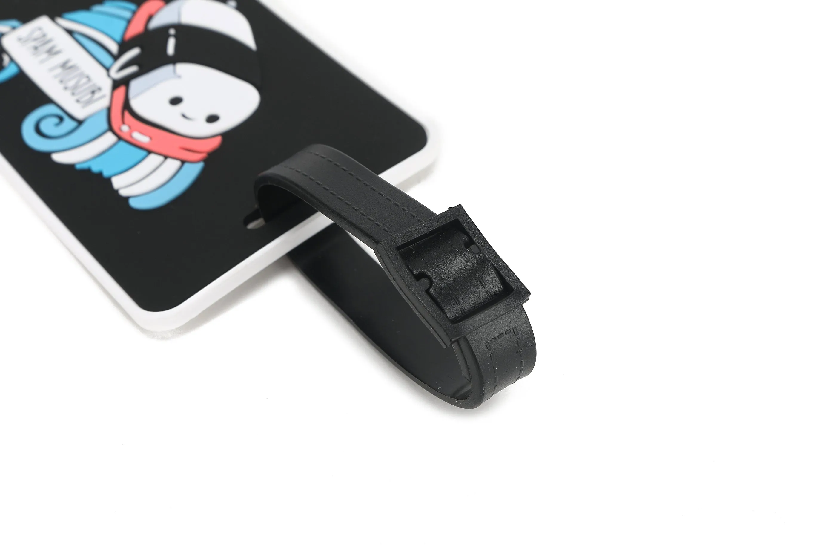 Luggage Tag Spam Musubi Black