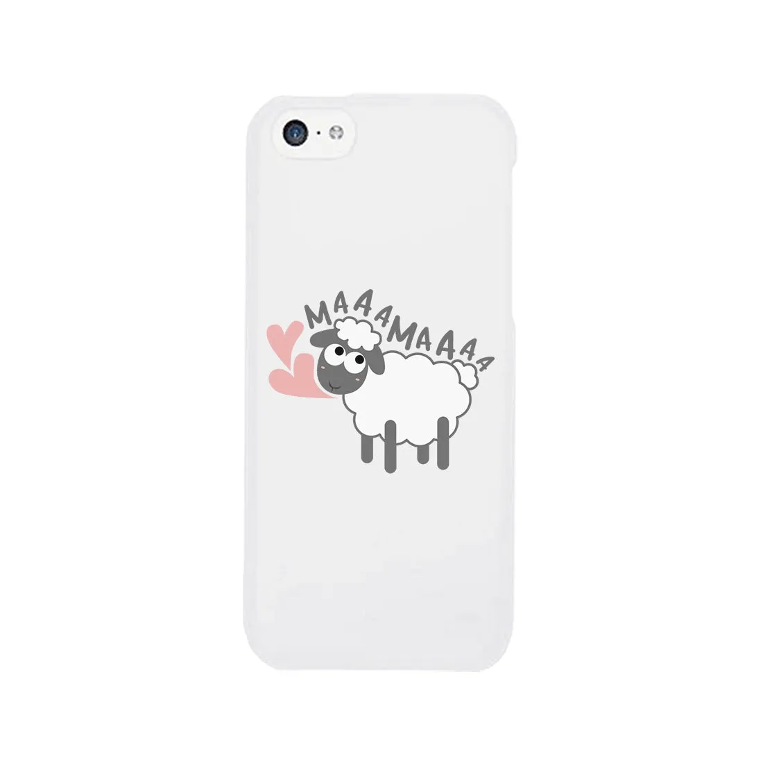 MaaaMaaa Sheep Phone Case Funny Mothers Day Gift Phone Cover Unique