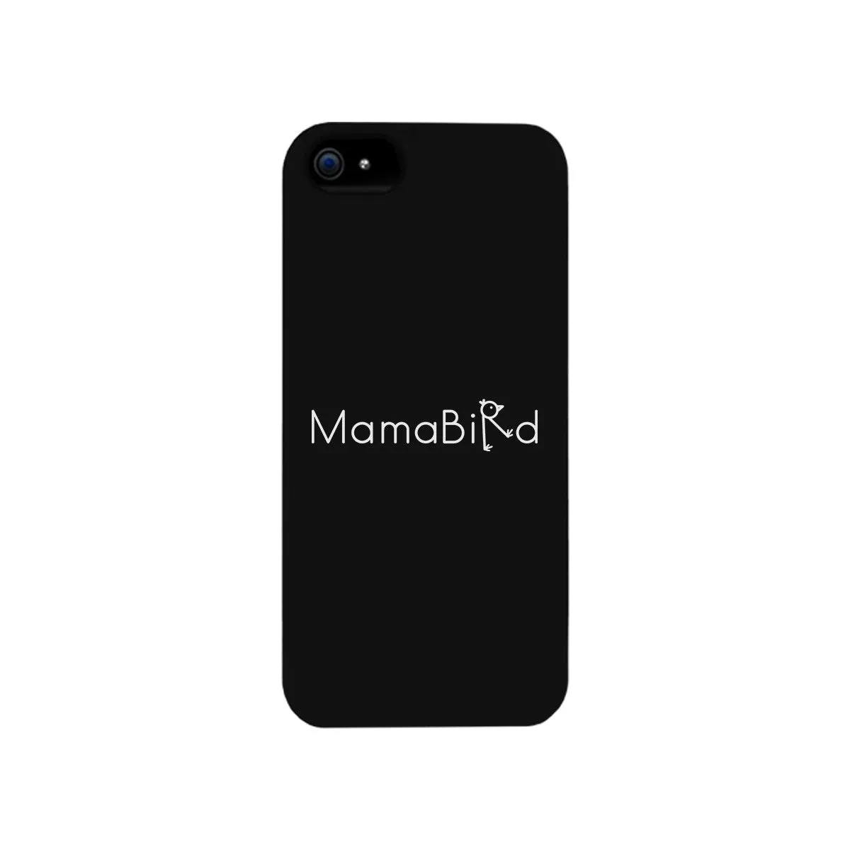 MamaBird Black Phone Case Cute Design Unique Gifts For New Moms