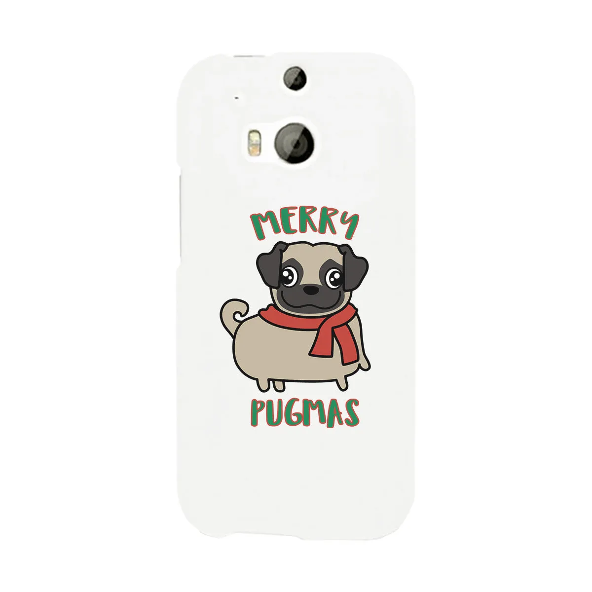 Merry Pugmas Pug White Phone Case