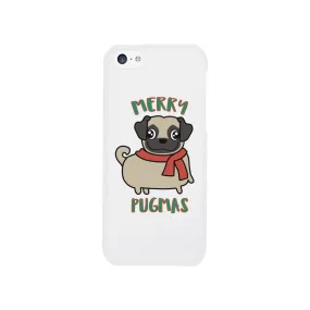 Merry Pugmas Pug White Phone Case