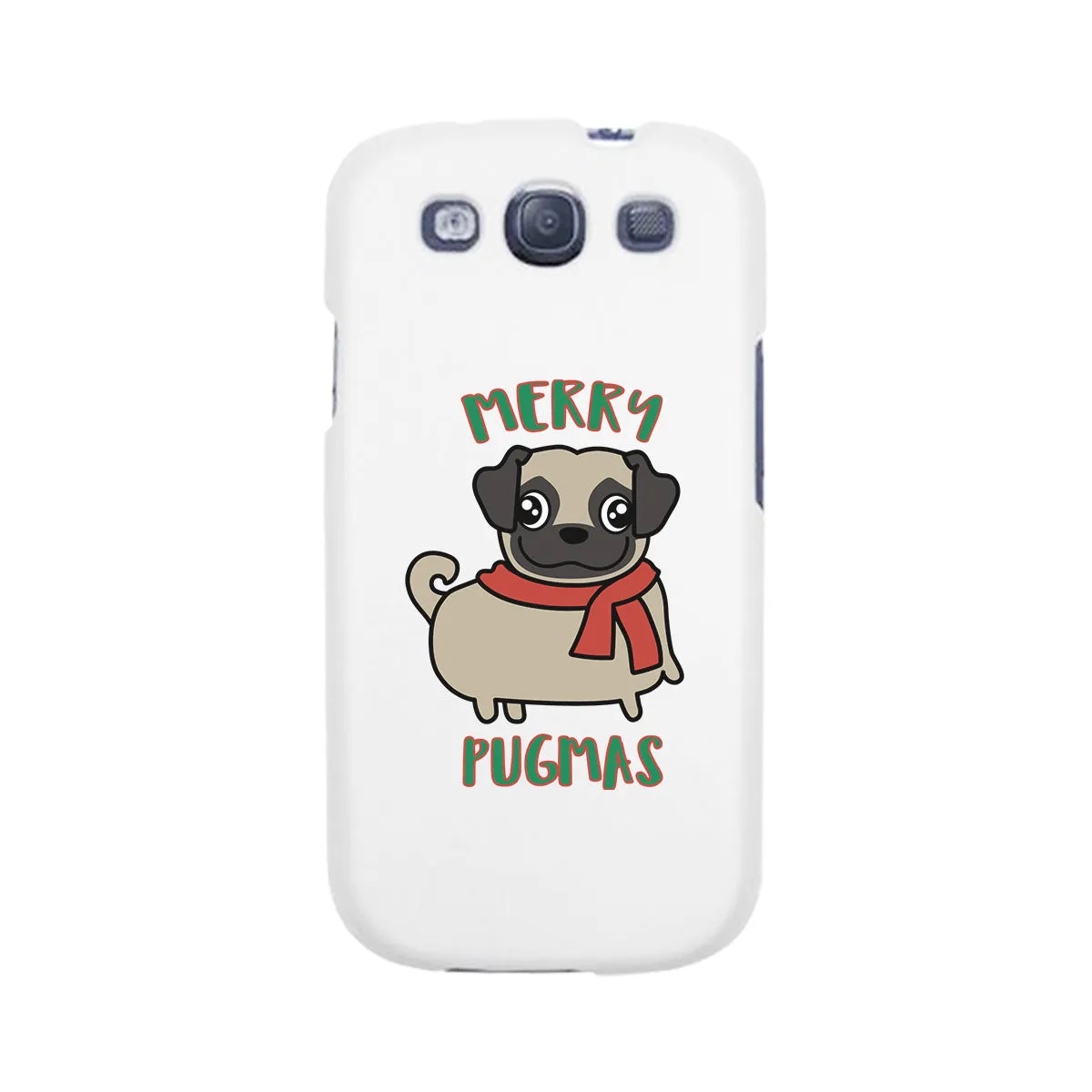 Merry Pugmas Pug White Phone Case