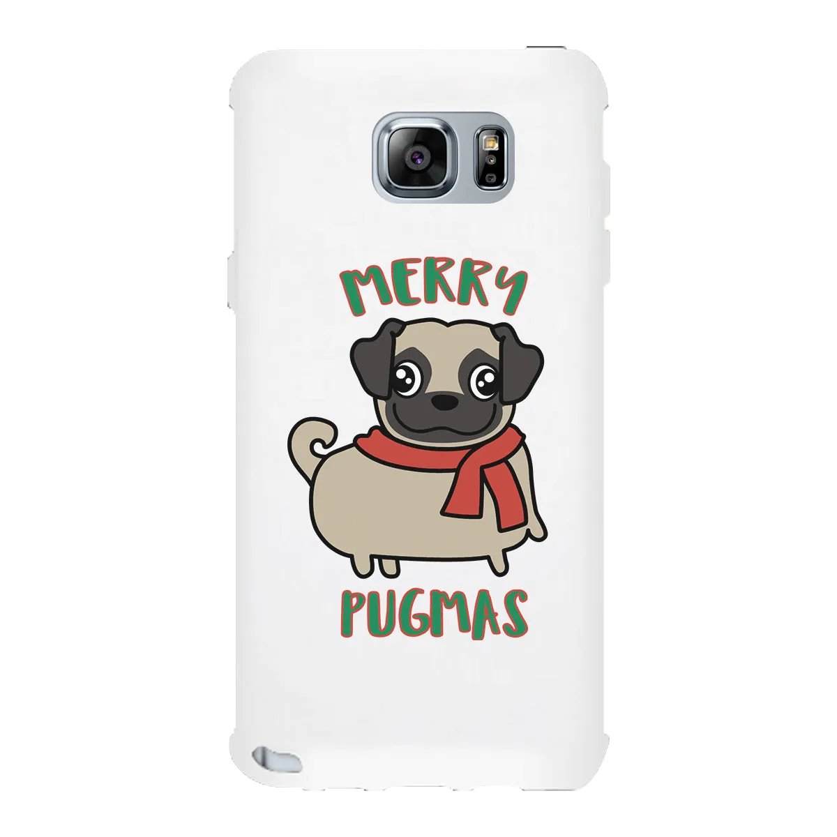 Merry Pugmas Pug White Phone Case