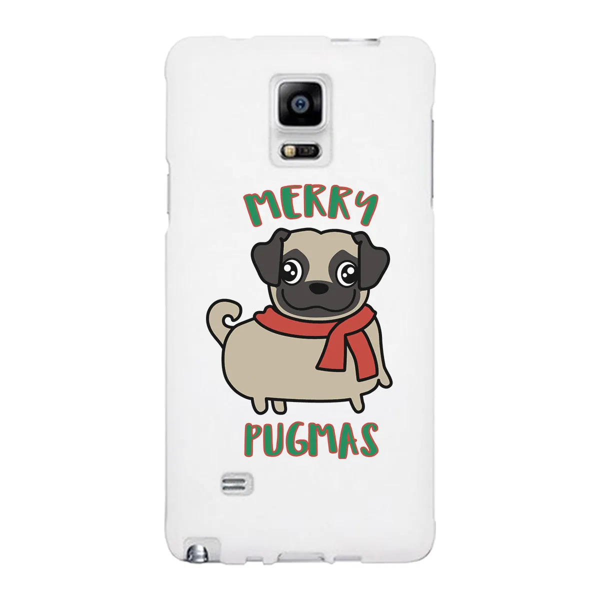 Merry Pugmas Pug White Phone Case