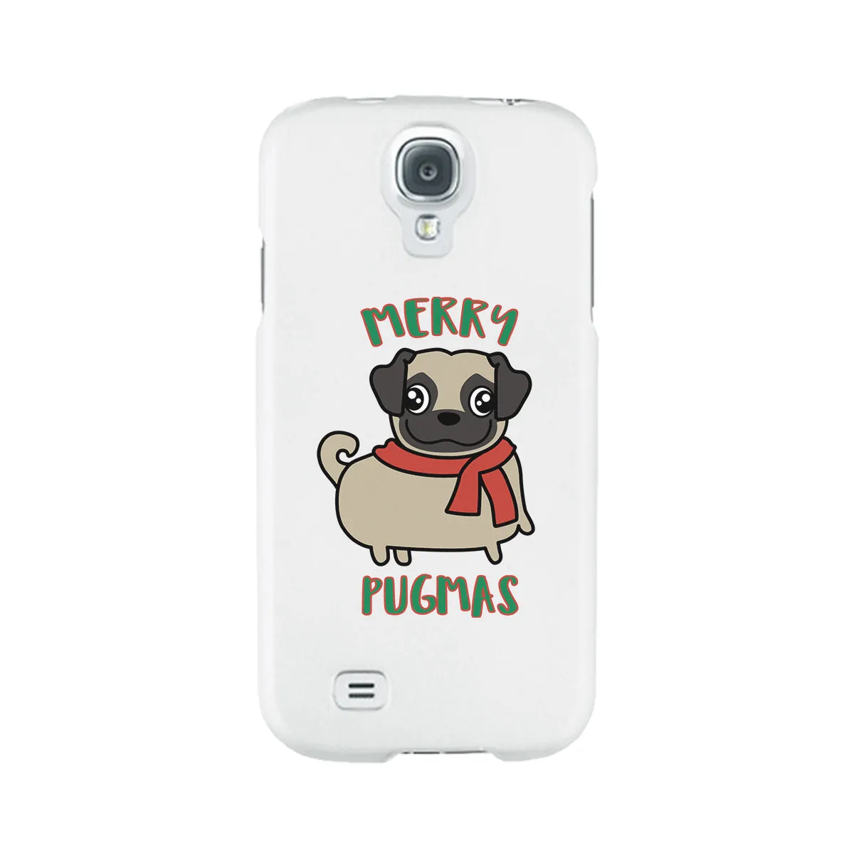 Merry Pugmas Pug White Phone Case