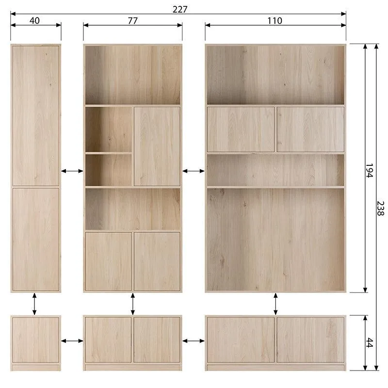 Modulair Base Cabinet 40 cm