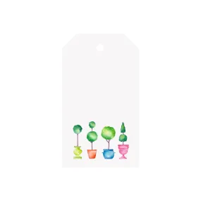Neon Topiaries Luggage Gift Tags