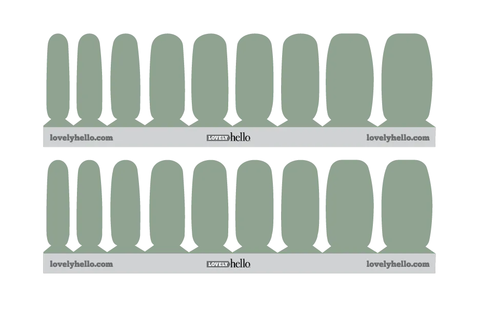 Olive Martini Nail Wraps