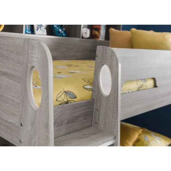 Orion Bunk Bed Single Grey Oak
