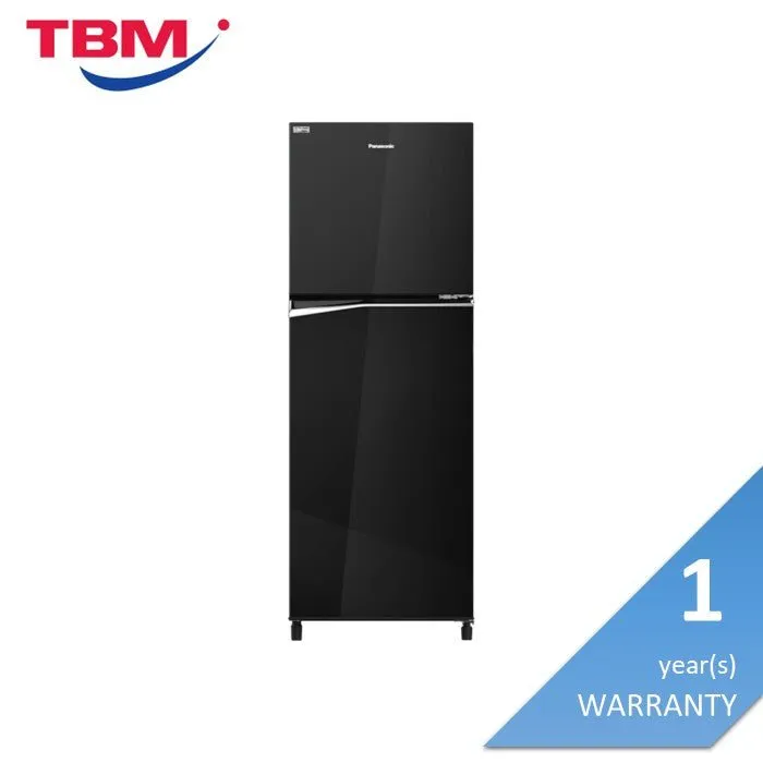 Panasonic NR-BB211PKMY Fridge 2 Doors G210L Inverter ECONVI Glass Look Metal