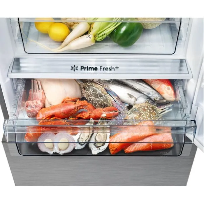 Panasonic NR-BX421BPSM Fridge 2 Doors G422L Econavi Inverter Glossy Silver Prime Fresh 