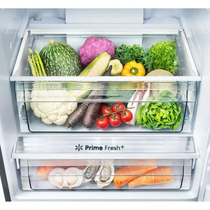Panasonic NR-BX421BPSM Fridge 2 Doors G422L Econavi Inverter Glossy Silver Prime Fresh 
