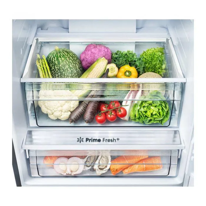 Panasonic NR-BX471CPSM Fridge 2 Doors G465L Econavi Inverter Glossy Silver Steel