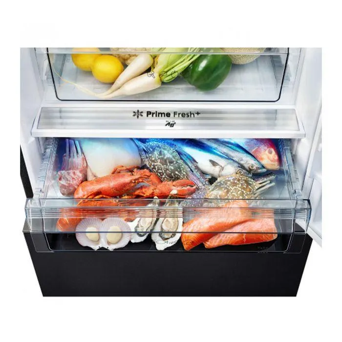 Panasonic NR-BX471WGKM Fridge 2 Doors G465L Econavi Inverter Glass Black