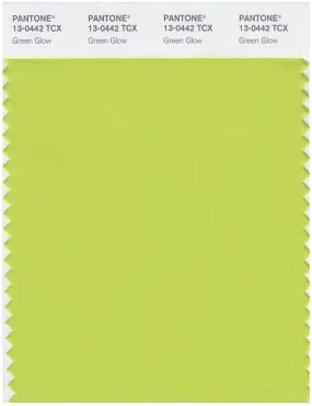 Pantone Smart 13-0442 TCX Color Swatch Card | Green Glow