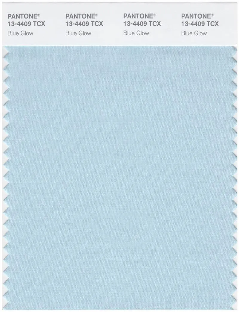 Pantone Smart 13-4409 TCX Color Swatch Card | Blue Glow