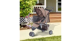 PawHut Pet Stroller D00-041CF 970 x 750 x 450 mm Brown
