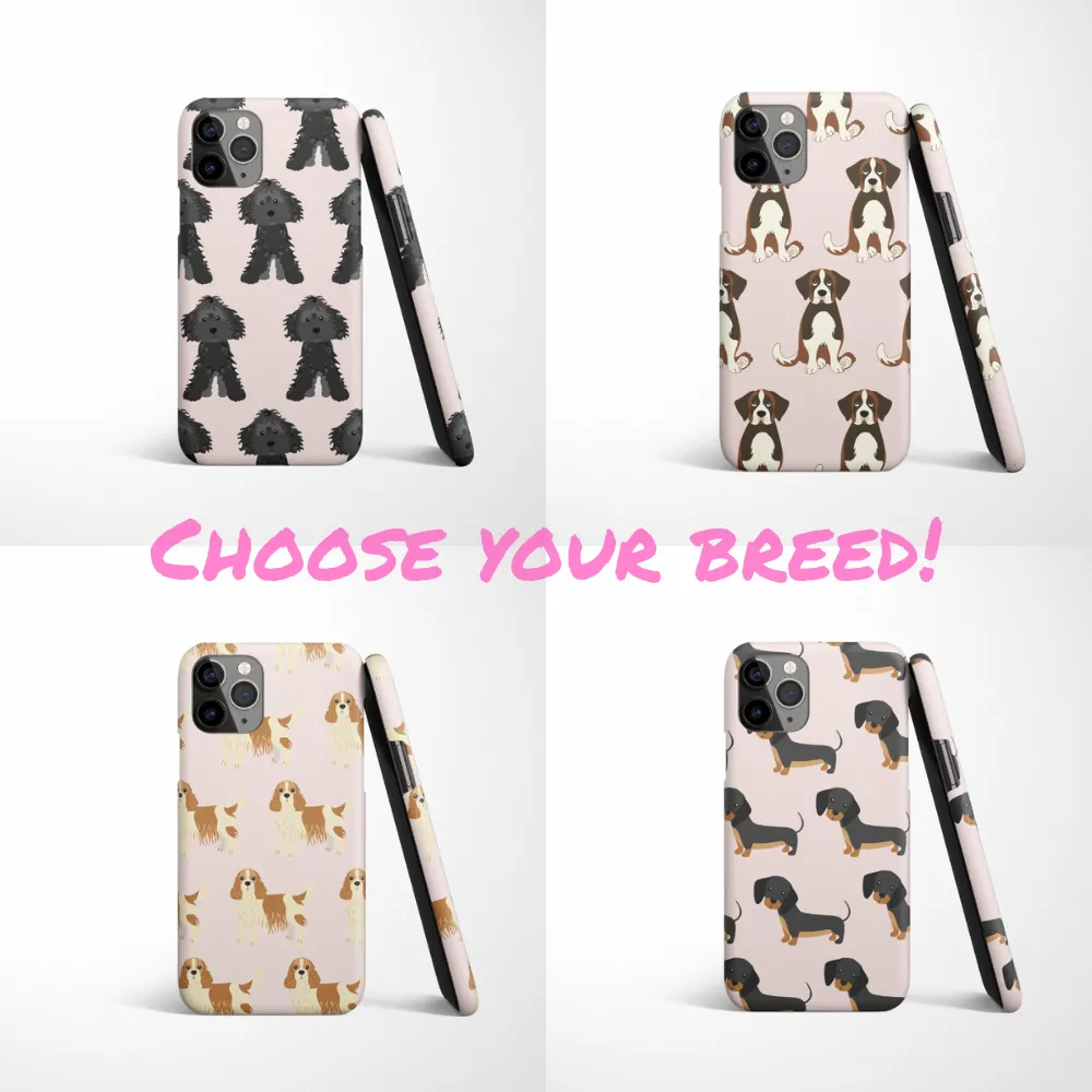 Personalised Dog Phone Case - Choose Your Breed