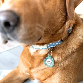 Personalised Marble Pet Name ID Tag
