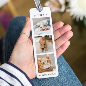 Personalised Pet Cat Photo Bookmark