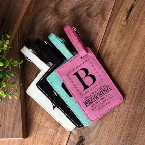 Personalized Luggage Tags - Classic Designs