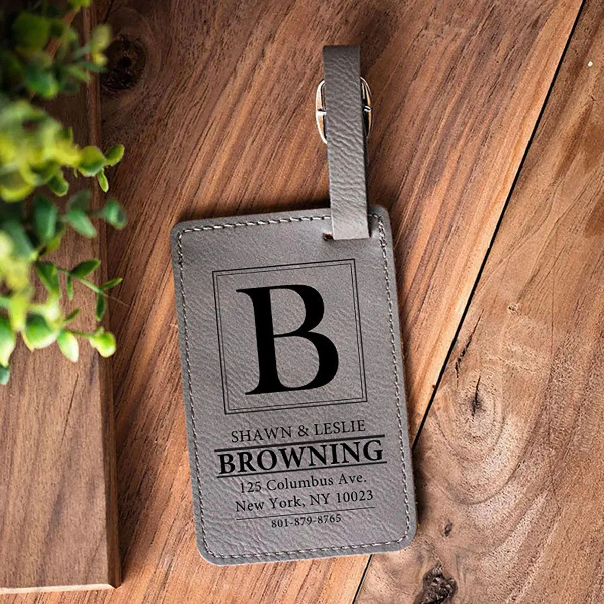 Personalized Luggage Tags - Classic Designs