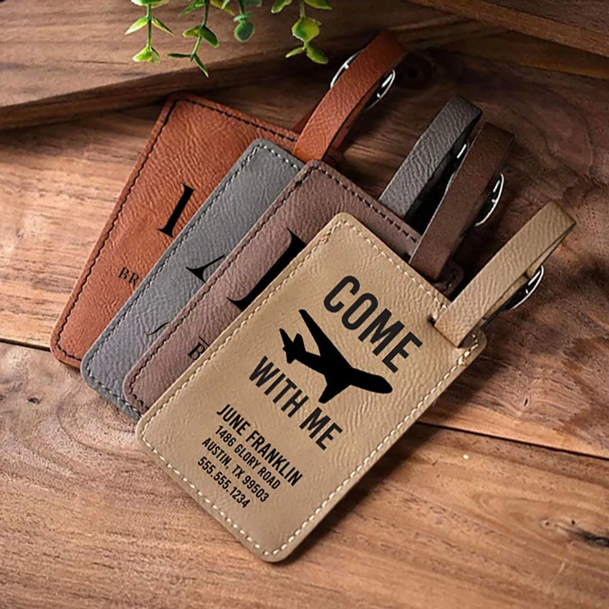 Personalized Luggage Tags - Classic Designs