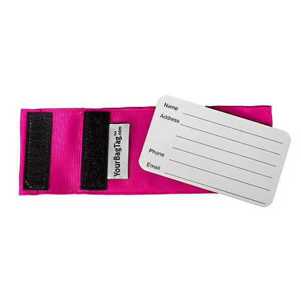 Pink Luggage Tag