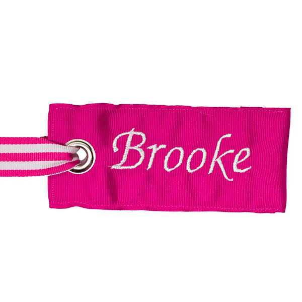 Pink Luggage Tag